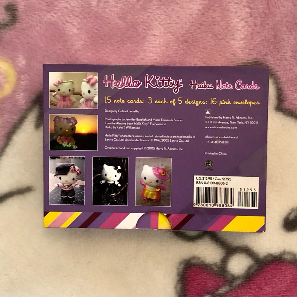 Kitty HELLO haiku necco candy sanrio note cards 35 total Mary Jane valentine new - Picture 4 of 9